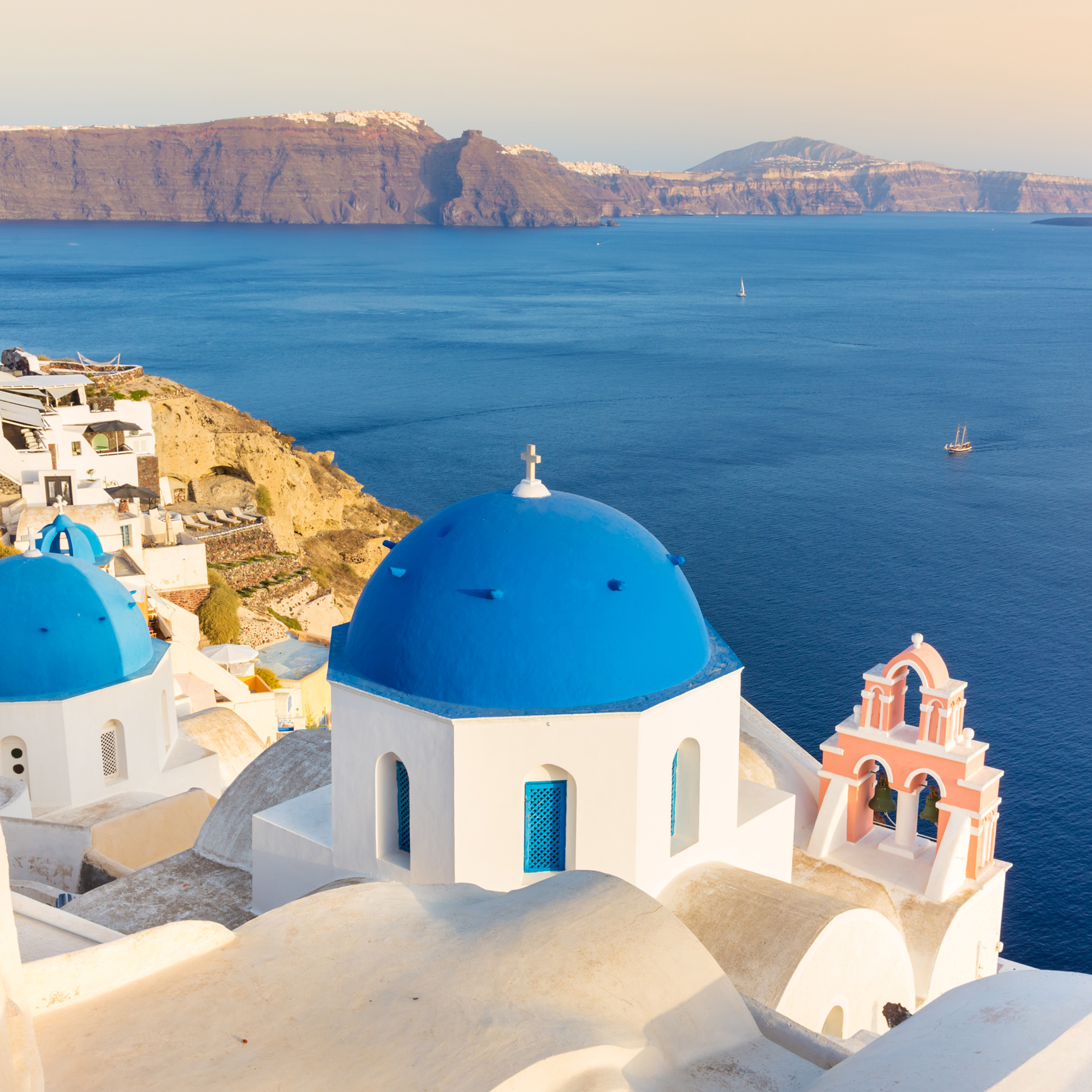 Greece Santorini Square