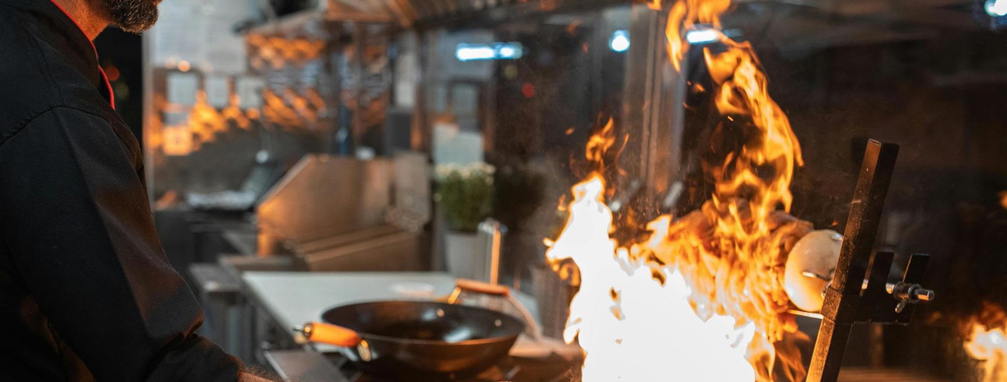 Shawarma Street Food Middle Eastern Cuisine Sevirme Turning Pita Laffa Saj Fire Chef Cook Spit Roast Meat Resized