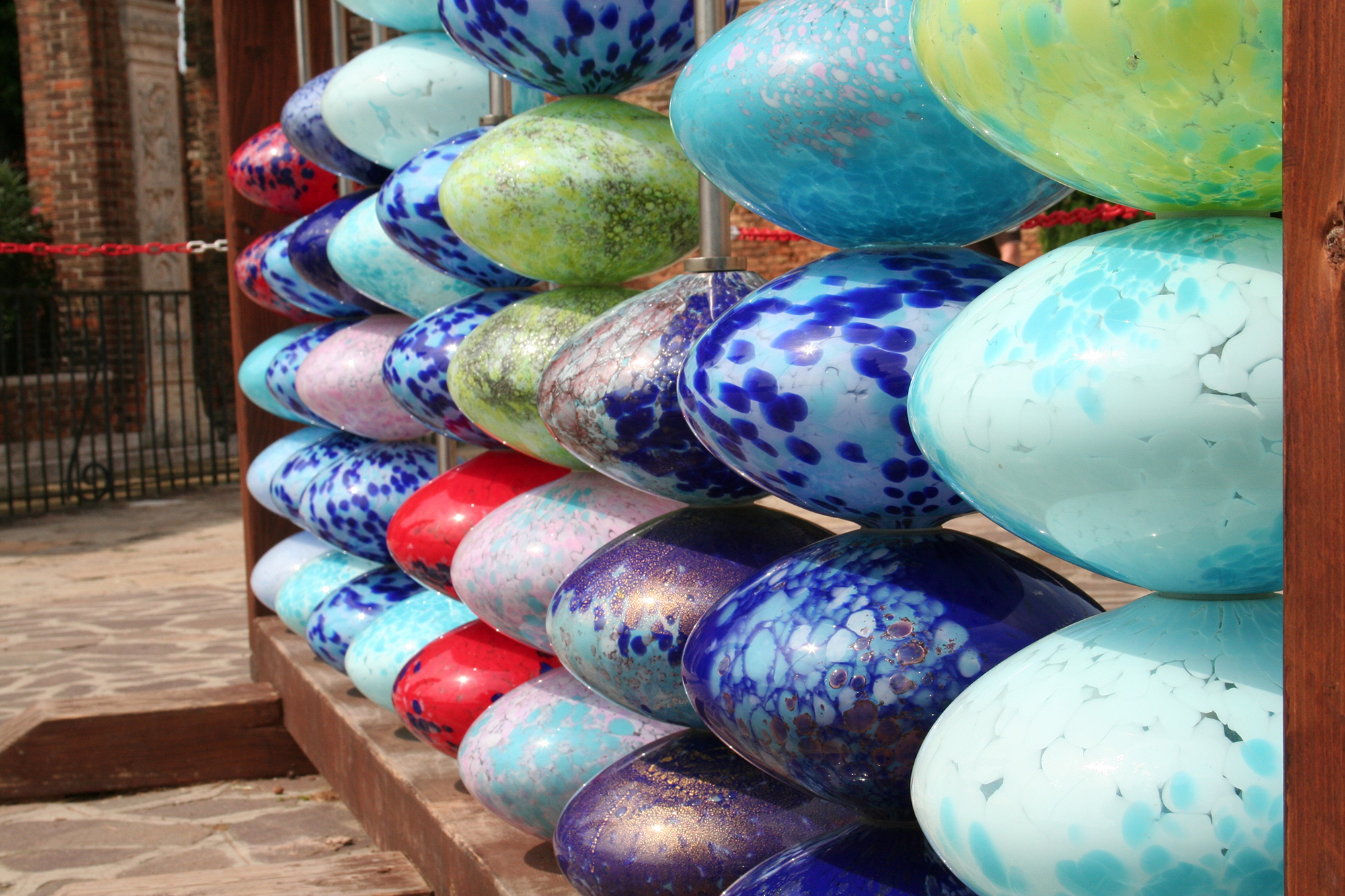 Expert Italy Venice Murano Glass Orbs Colorful Murine Technique