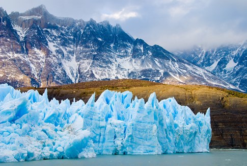 Glacier in Patagonia, Chile