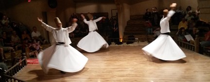 Whirling Dervishes dancing, Konya, Turkey