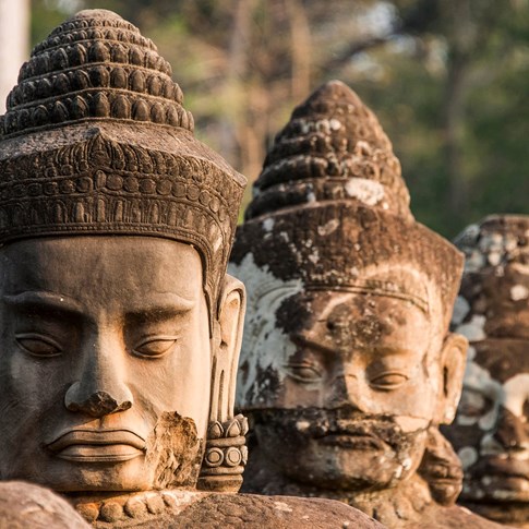 Cambodia Siem Reap Statues