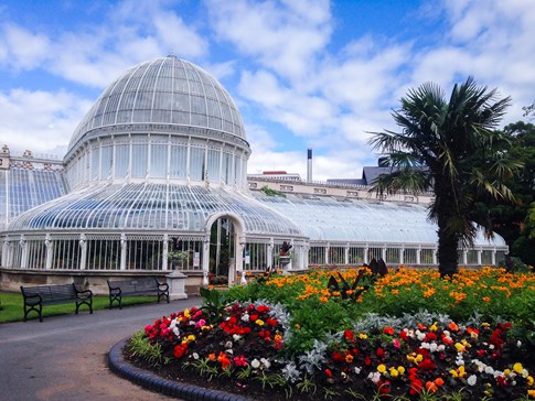 Belfast Botanical Gardens in Ireland