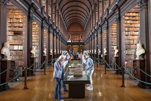 Dublin Trinity College Library Book Of Kells People (1)
