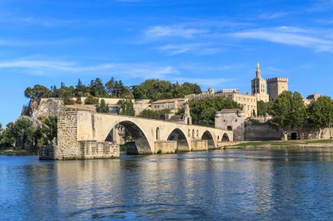 Pope's Palace Bridge, Avignon, France