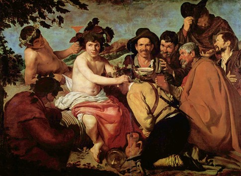 Spain Madrid The Triumph Of Bacchus Painting Diego Velázquez Baroque Oil Prado Museum Masterpiece Art