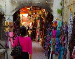 Turkey Bazaar Scafts Colorful Woman Alley Expert