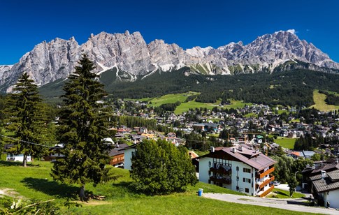 Dolomite Mountains and Cortina d'Ampezza, Italy
