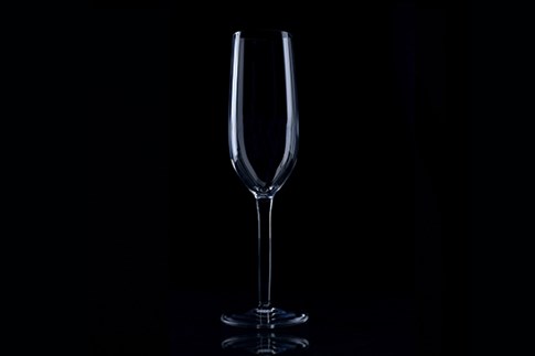Cava Wine Glass Black Background expert wine stemware