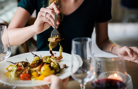 Expert Food Eating Sharing Wine Salad