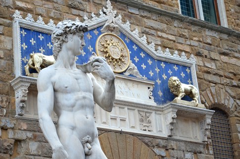 Statue of David, Signoria Square, Florence, Italy
