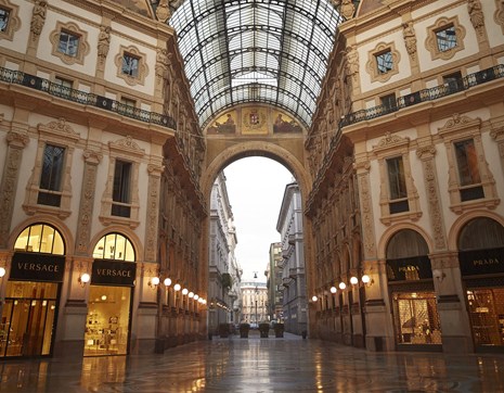 Italy Milan Galleria Vittorio Emanuele Ii