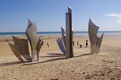 France Normandy Omaha Beach Memorial Structures D Day Landing Expert