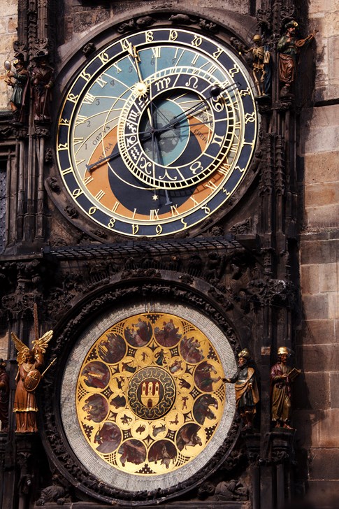 Czech Republic Prague Astronomical Clock Expert Vertical Two