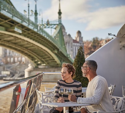 Enjoy an all-inclusive river cruise through Budapest along the Danube on Uniworld's luxury ship, the Maria Theresa.