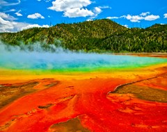 Usa Wyoming Yellowstone Prysmatic Pool National Park