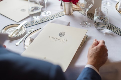 Ireland Ashford George V Dinning Room Table Menu Expert
