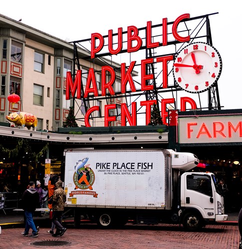 Usa Washington Seattle Pike Place Market Expert Fish