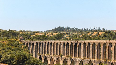 Portugal Tomar Aqueduto Dos Pegões Aquaduct