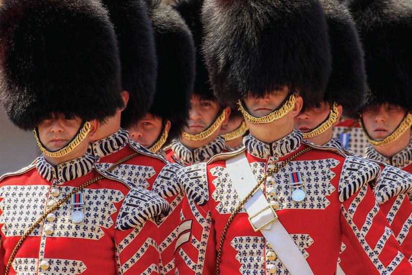 Great Britain London Buckingham Palace Royal Guards