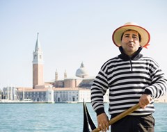 Italy Venice Gondolier Gondola Canal Sing Expert Web Only Image