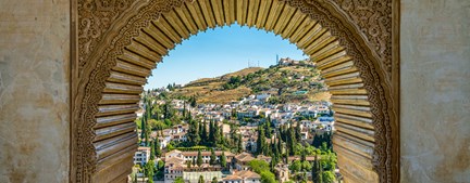 Spain Best Of Spain The Picturesque Albaicin District In Granada As Seen From The Alhambra Palace Andalusia, Spain