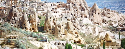 Turkey Best Of Turkey Cappadocia, Turkey View On The Town Of Goreme Located On The Ancient Tuff Rock Formations