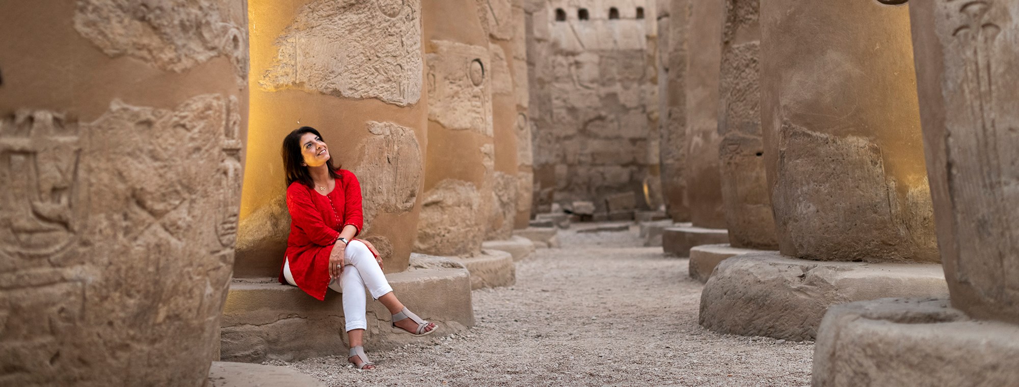 Egypt Luxor Karnak Temple Woman Solo Female Traveler