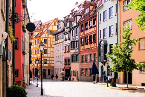 Old Town in Nuremberg, Germany