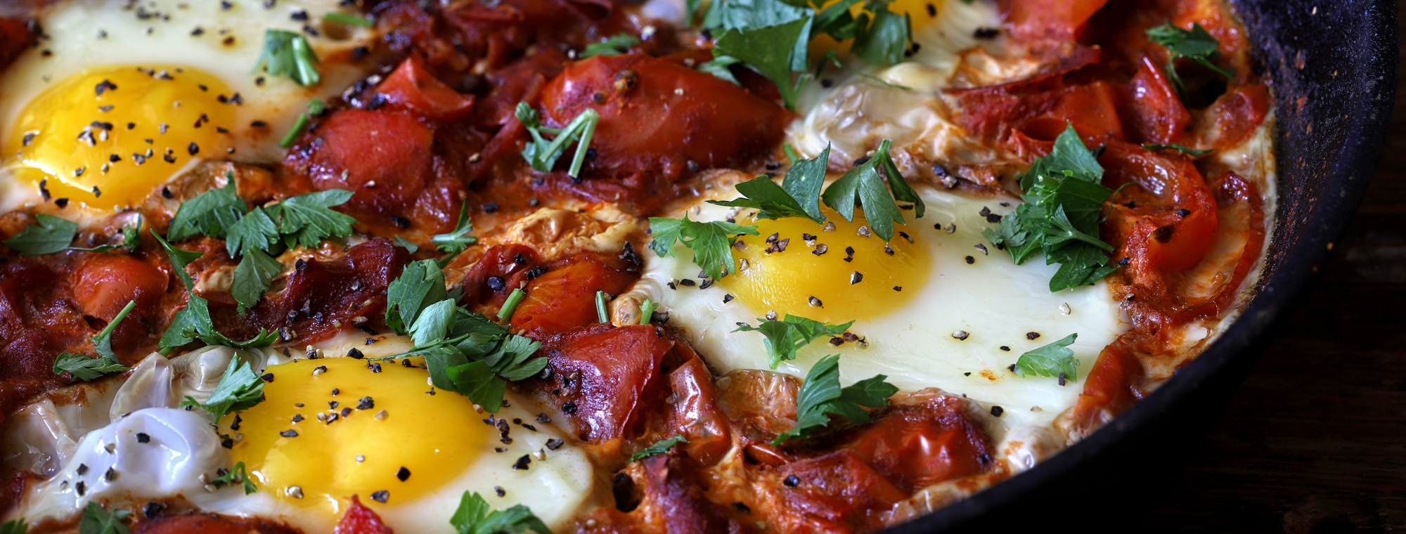Expert Food Recipe Egypt Egyptian Shakshuka Close Up