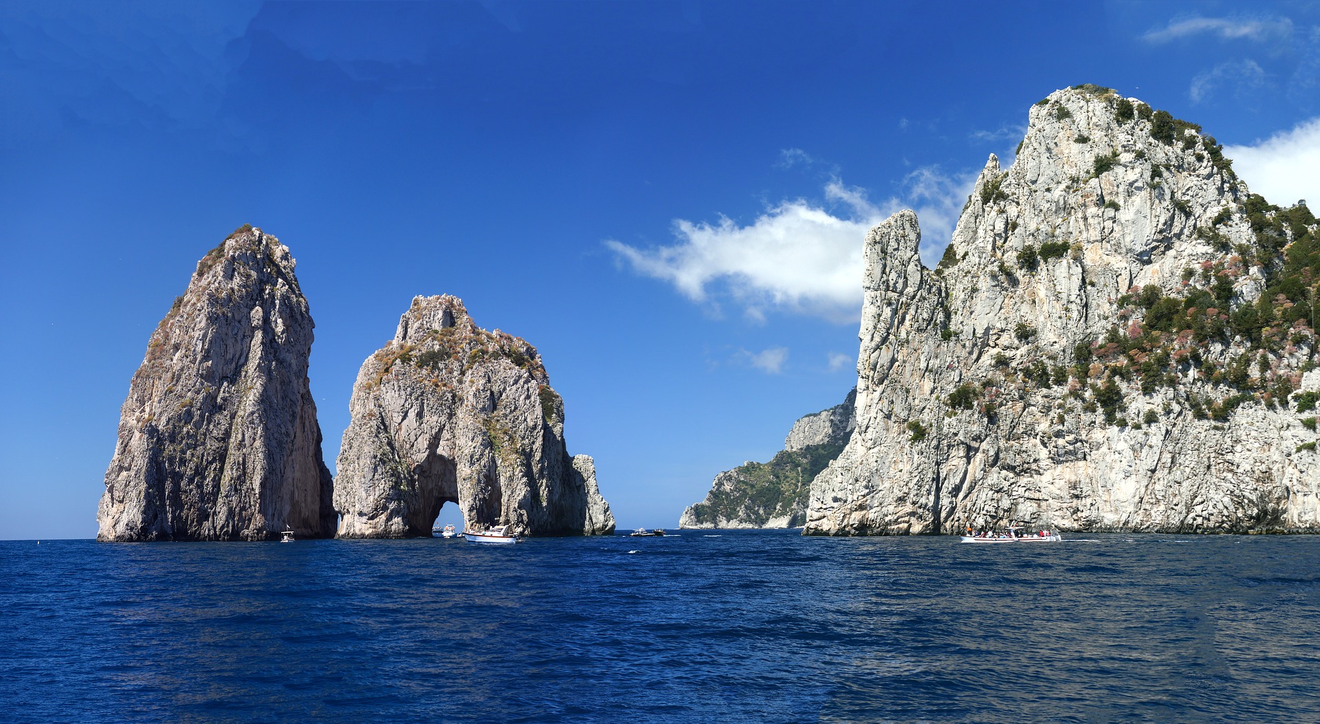 Italy Faraglioni Bay Naples Island Capri Campanian Archipelago Stella Mezzo Scopolo 2582525 1920