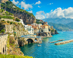 Italy Amalfi Coast Bay Of Naples