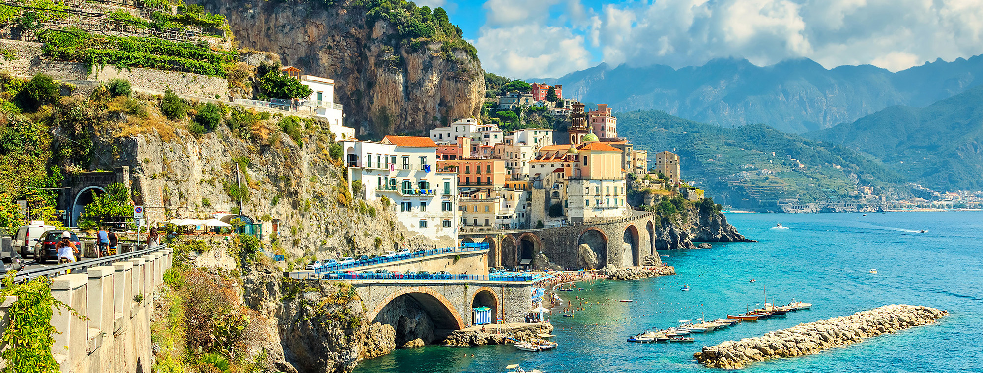 Italy Amalfi Coast Bay Of Naples