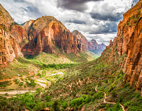 Usa Zion National Park Canyon 600