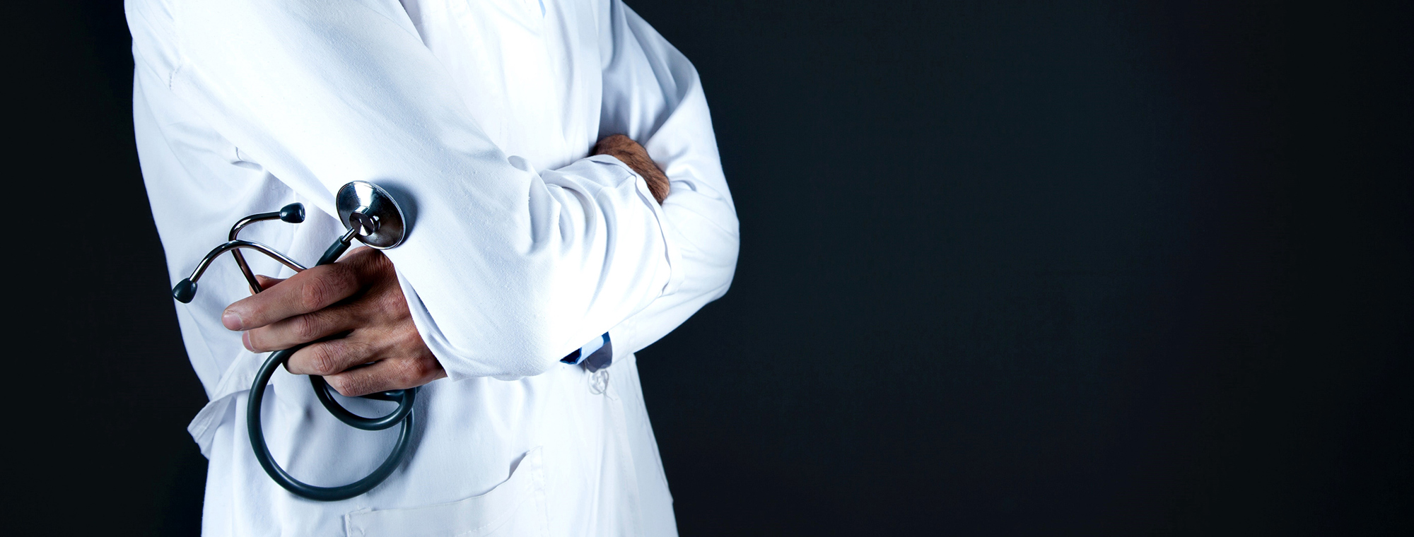 Doctor Stethoscope White Coat Green Background