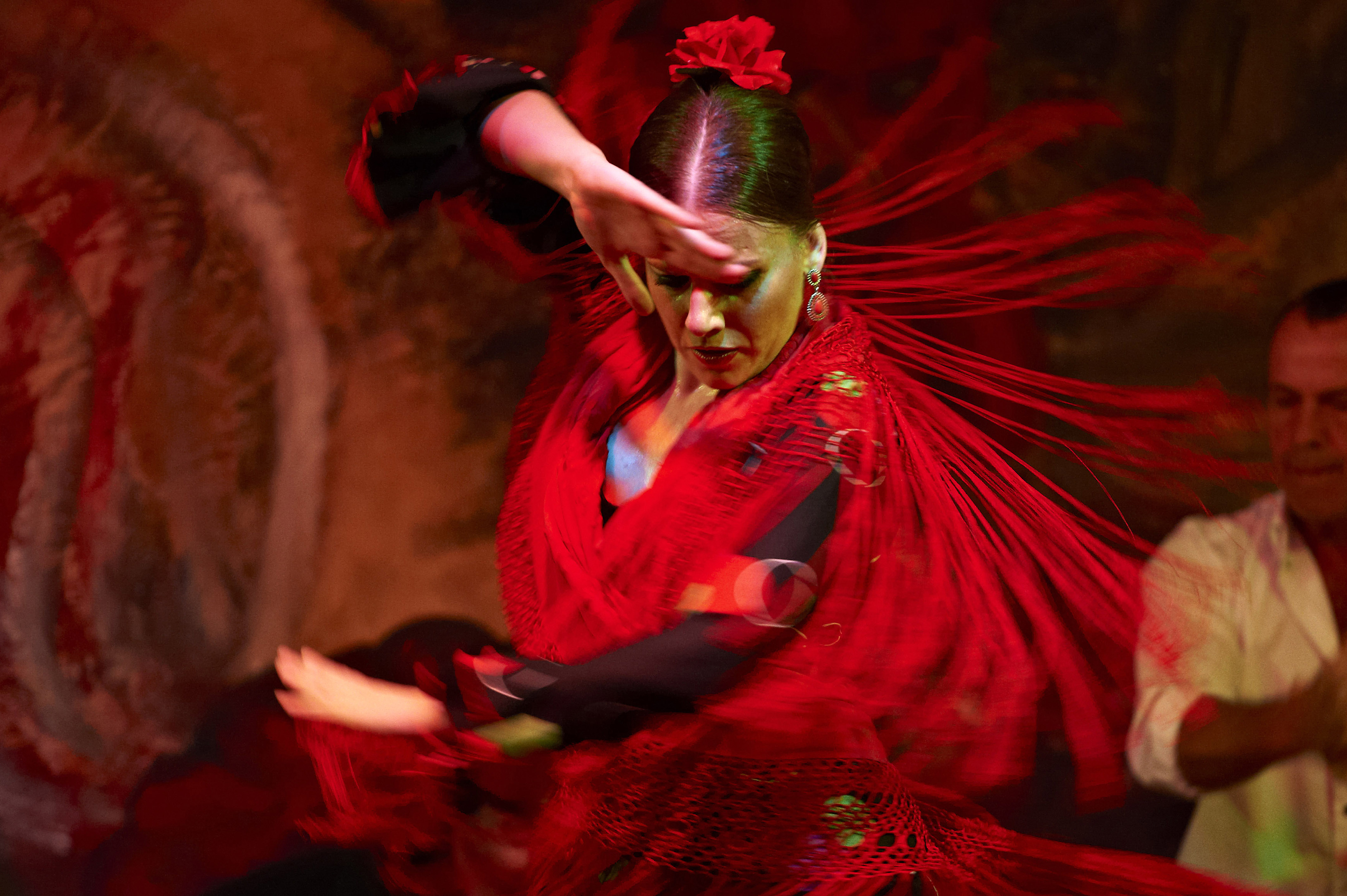 Spain Flamenco Red Dress Music Dance Dancer Music 134433137