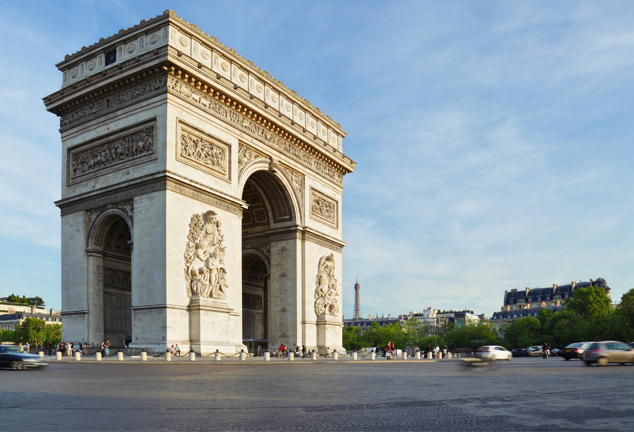 Paris Arc De Triomphe Champs Eysees