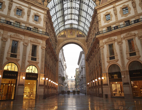 Italy Milan Galleria Vittorio Emanuele Ii