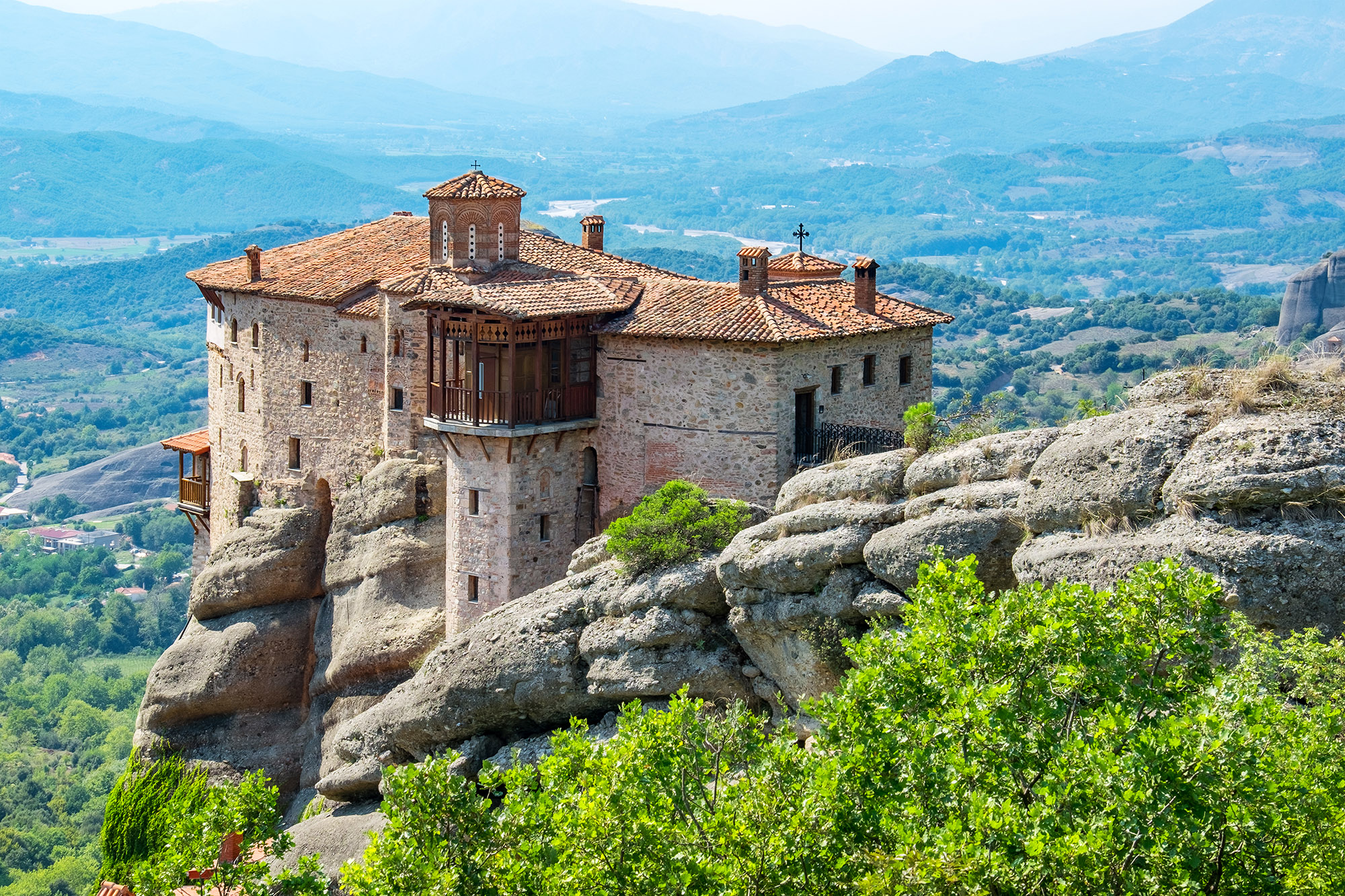 Greece Meteora Roussanou Monestery