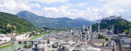 Rooftops of Salzburg, Austria