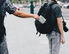 Expert Planning Anti Theft Travel Accessories Pickpocket Backpack