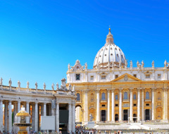 Italy Rome Vatican And St Peters Bright Sunshine (1)