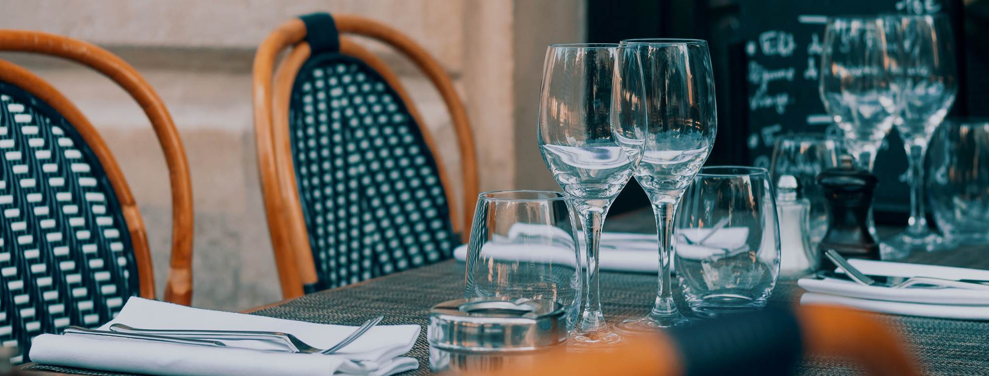 France Paris Table Setting Wine Expert Food Drink