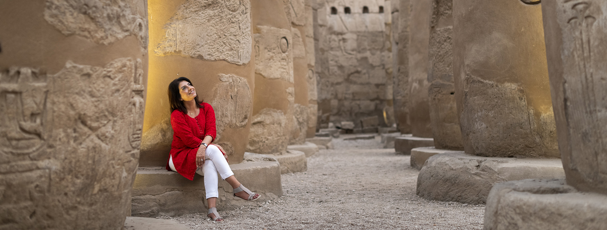 Egypt Luxor Karnak Temple Woman Solo Female Traveler