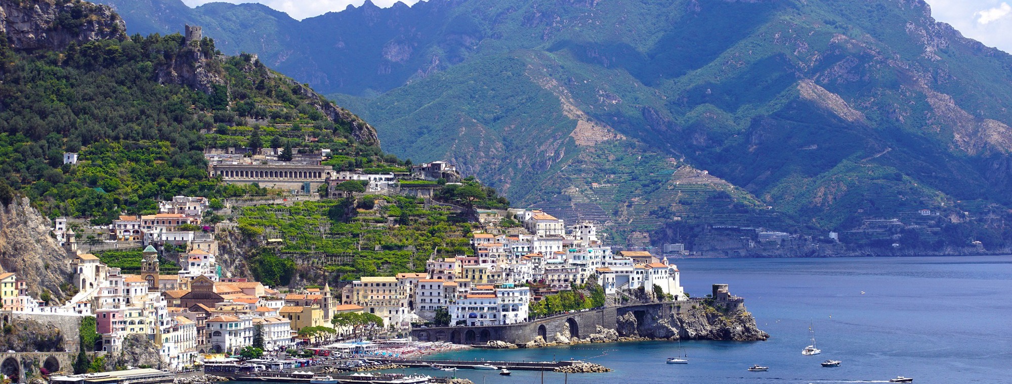 Italy Positano Amalfi Coast Sea