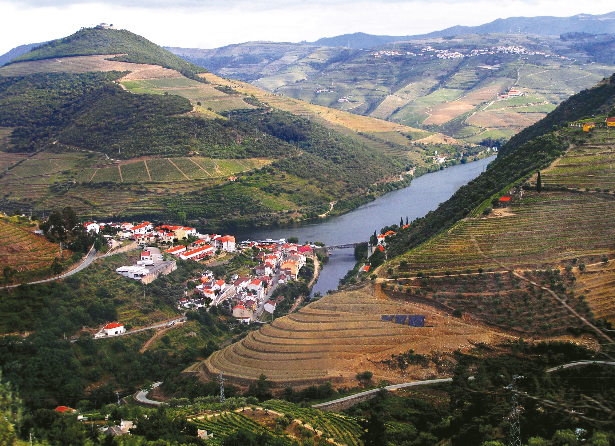 Portugal Pinhao Countryside Douro River