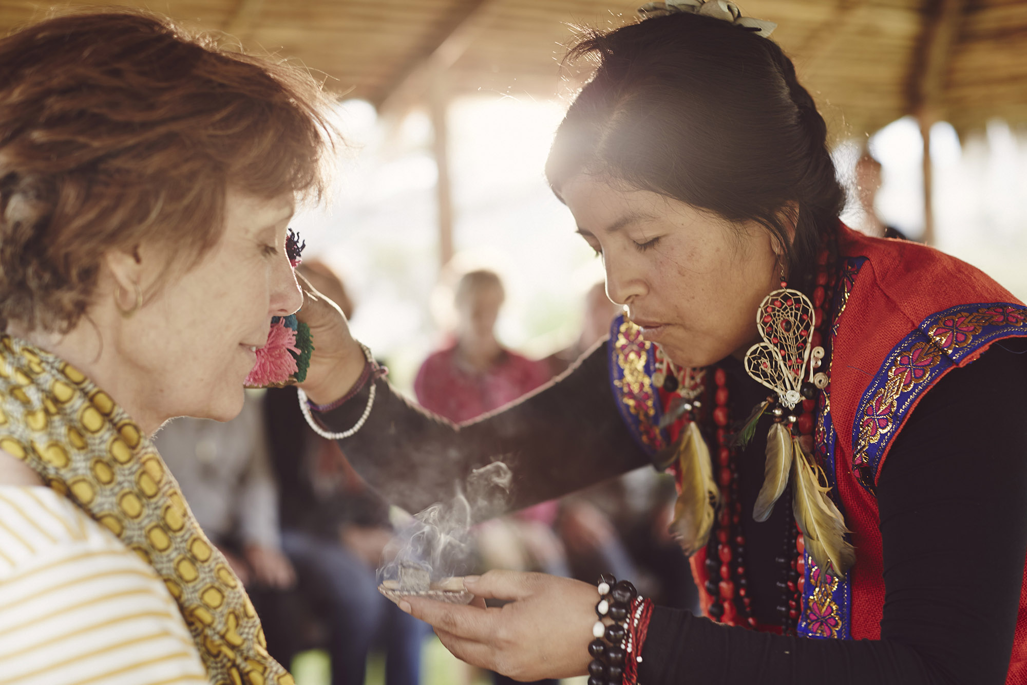 Peru Cusco Indigenous Women Saqsaywaman Shaman Ritual Tt