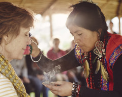 Peru Cusco Indigenous Women Saqsaywaman Shaman Ritual Tt