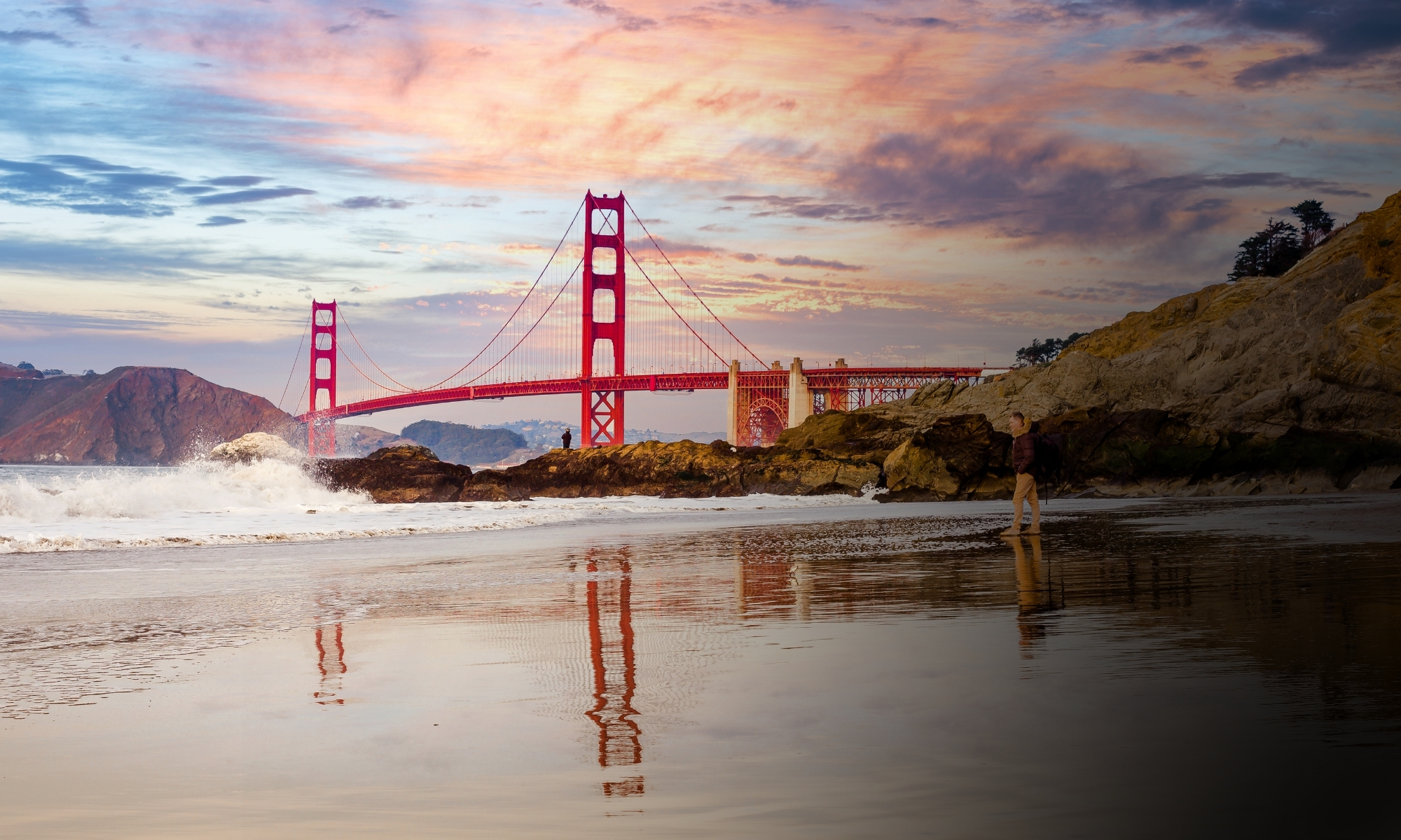 Usa California San Francisco Bay Bridge Golden Gate Best Places To Book A Trip In America Tour Dark Overlay Collections Expert Travel Advice Guided Vacations