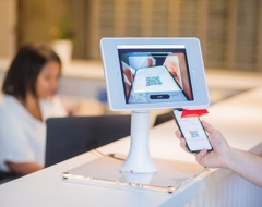 Expert Tech Mobile Passport Scan Qr Code Desk Service Kiosk